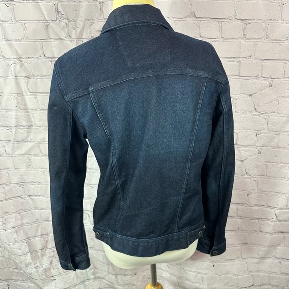 banana republic denim Jean Jacket with Fitted Silhouette and Classic Style sz s - Picture 3 of 8